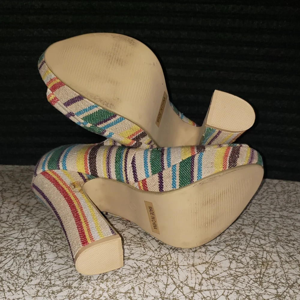 Platform High Heels Design by Jacobies Size 6.5